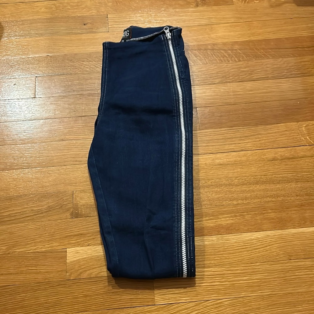 BDG jeans with zippers up the side